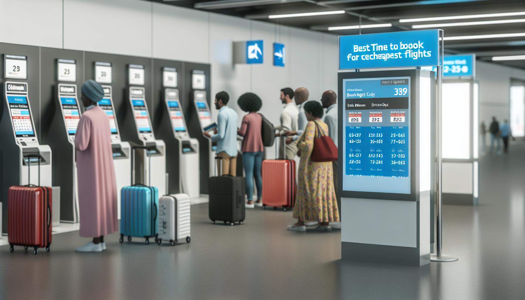 Best Time to Book for the Cheapest Flights