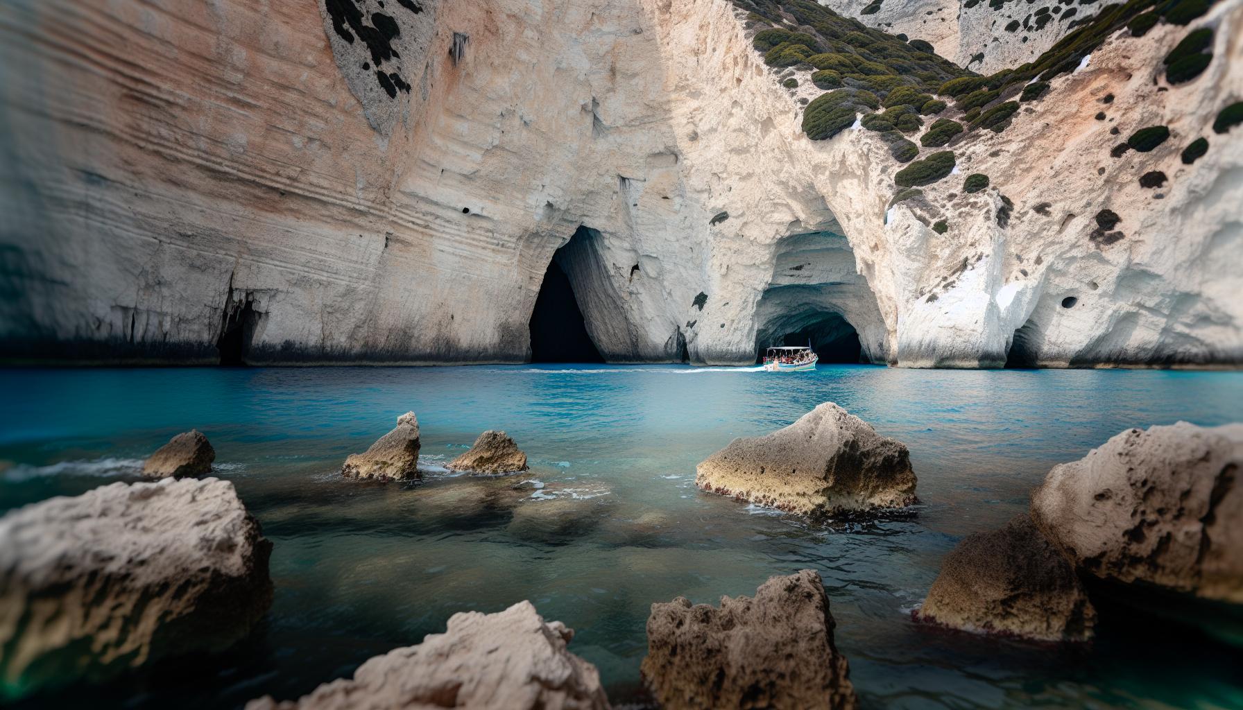 Exploring Zakynthos' Breathtaking Cliffs and Caves
