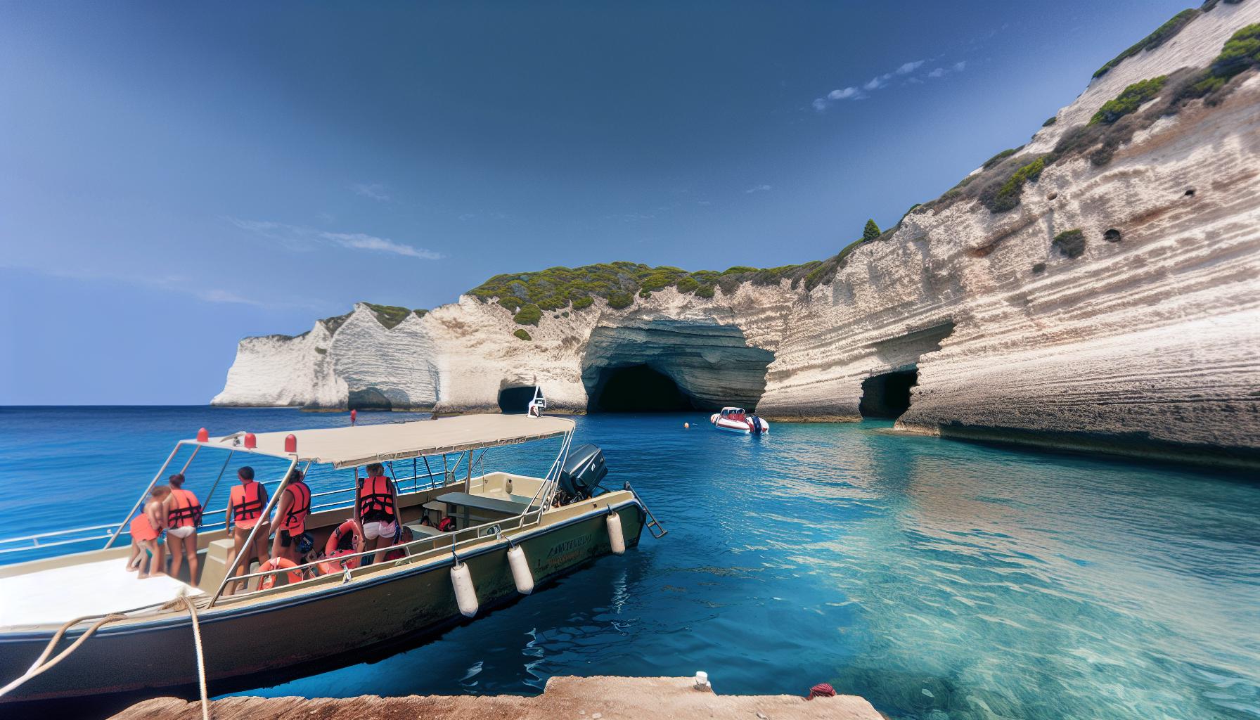 How to Get to the Blue Caves: Logistics and Transportation